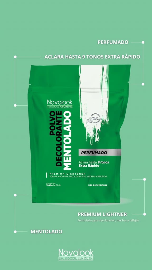 Polvo Decolorante Mentolado